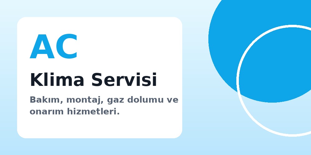 Klima Servisi
